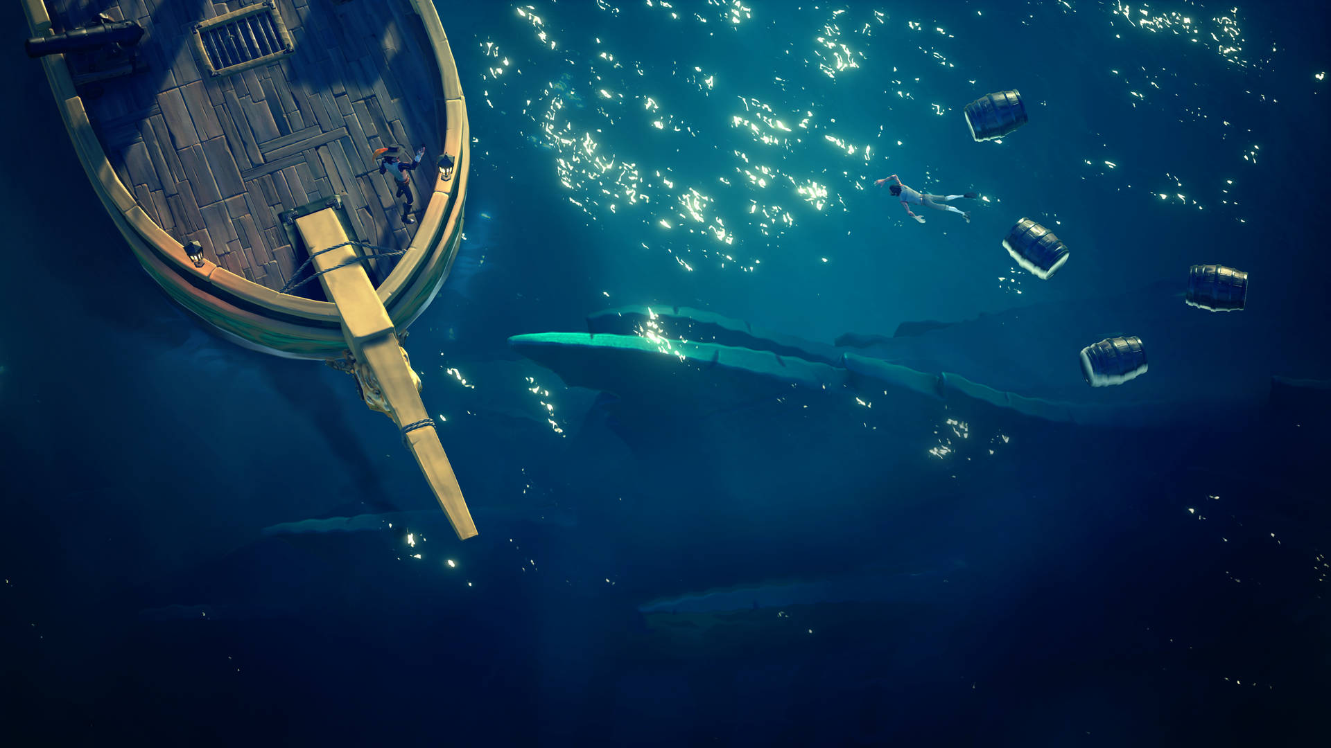 Sea Of Thieves Megalodon Underwater