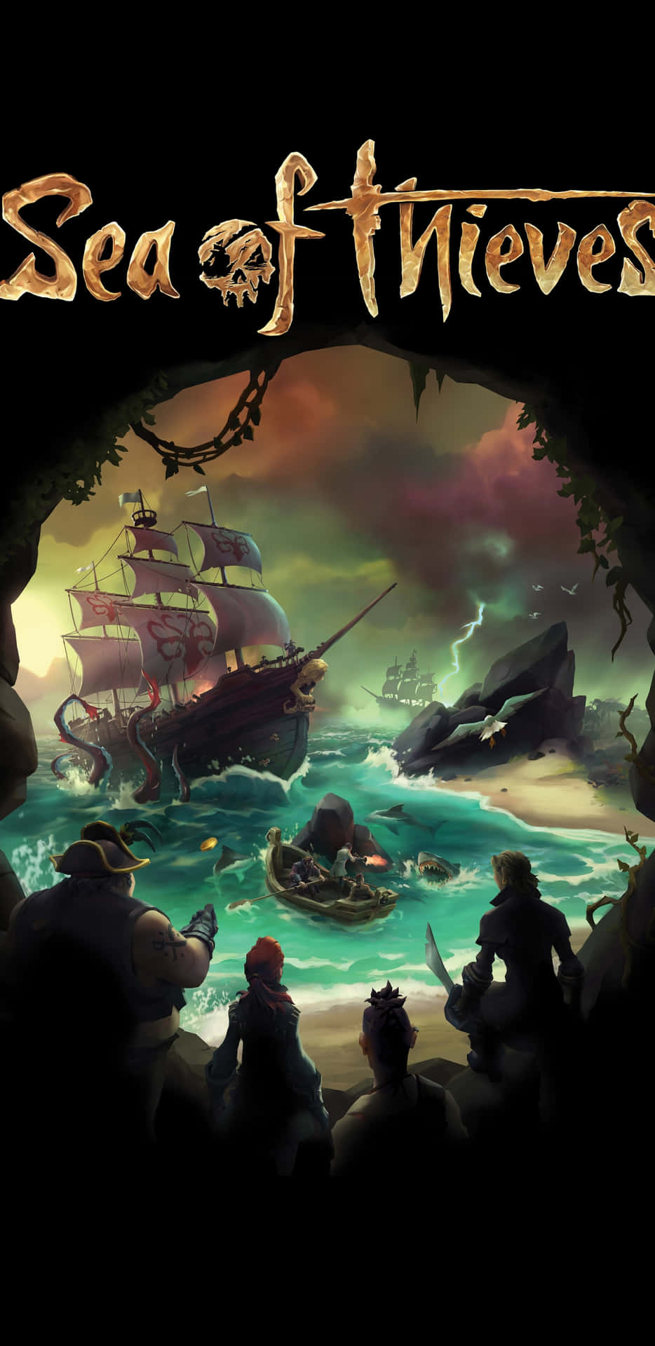 Oplev den ultimative pirat eventyr med Sea of Thieves Wallpaper. Wallpaper