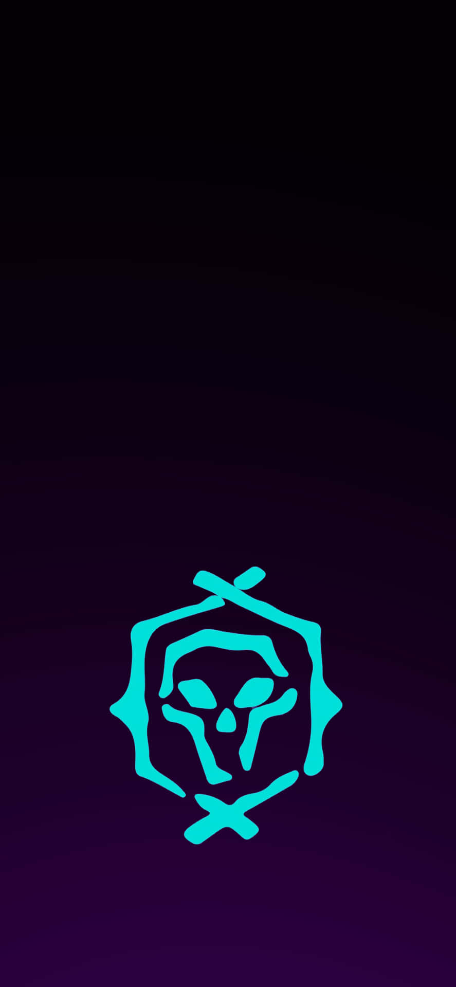 Sfondoper Telefono Con Logo Blu Di Sea Of Thieves. Sfondo