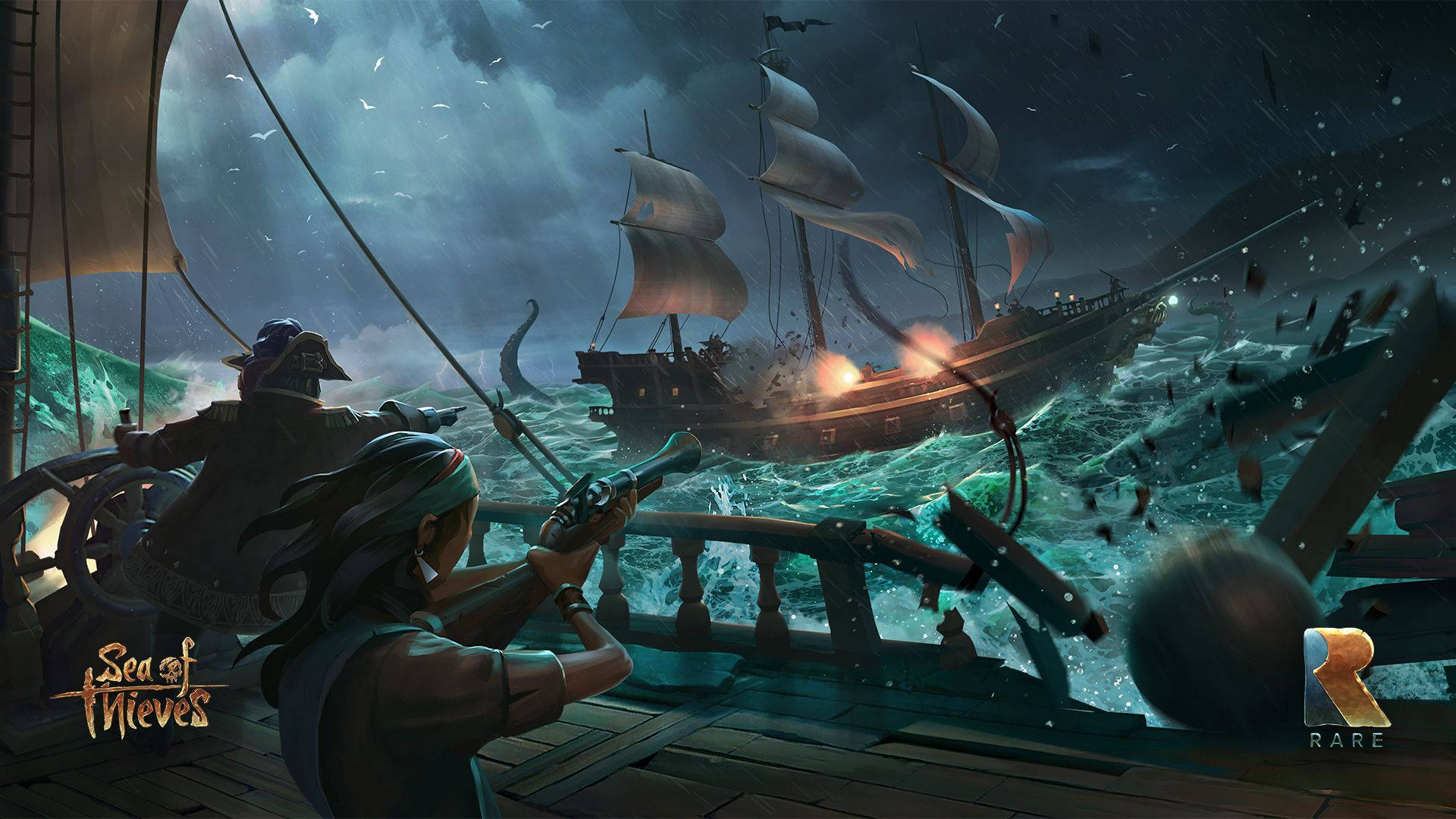 Sea Of Thieves Pirates Storm Battle
