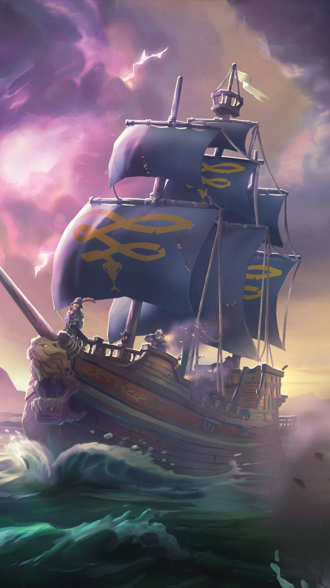 Sea Of Thieves Purple Pirate Ship
