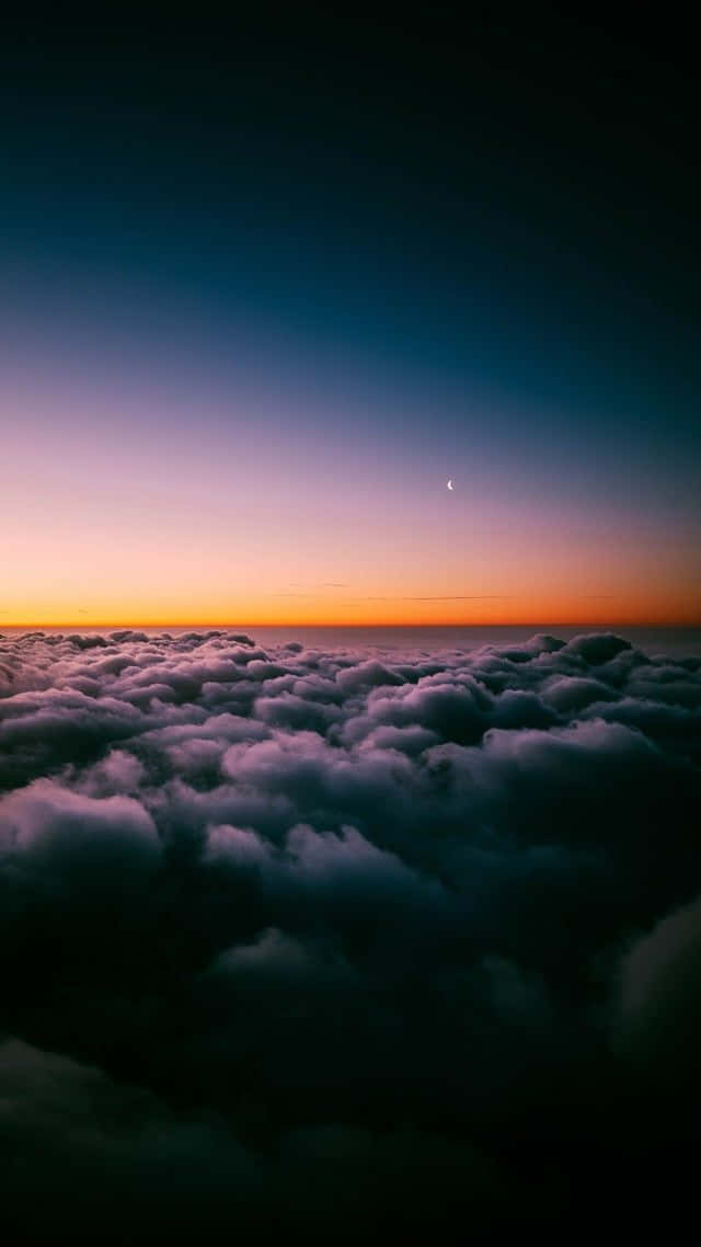 Meersonnenuntergang Wolken Wallpaper