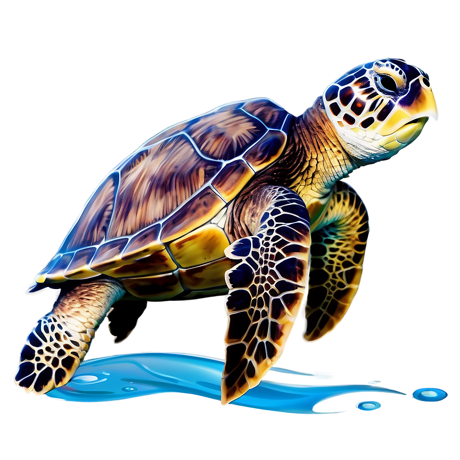 Sea Turtle Eco Tour Poster Png Mbx PNG