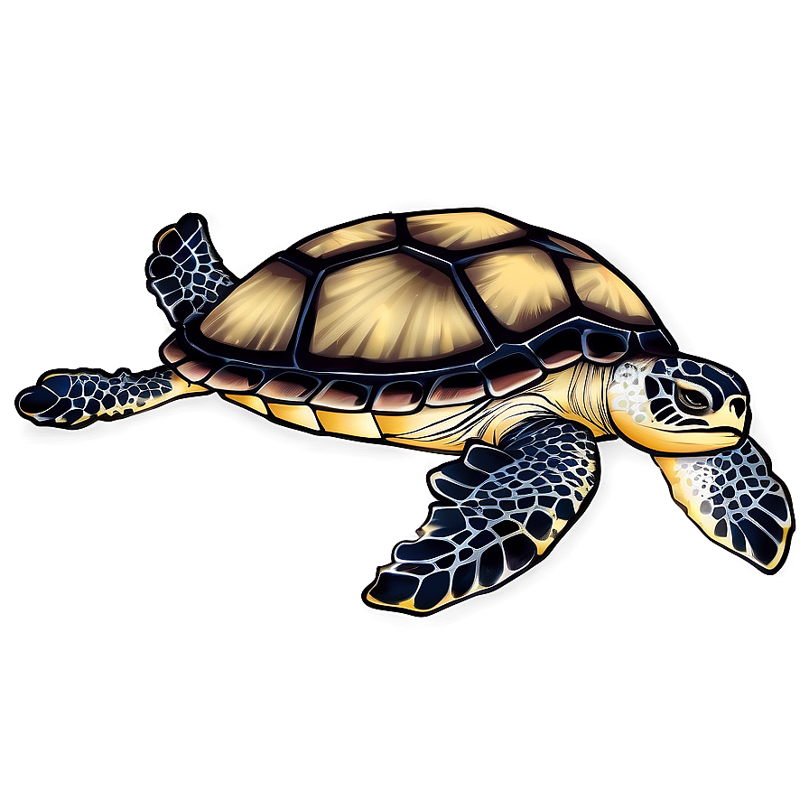 Sea Turtle Illustration Png 37 PNG