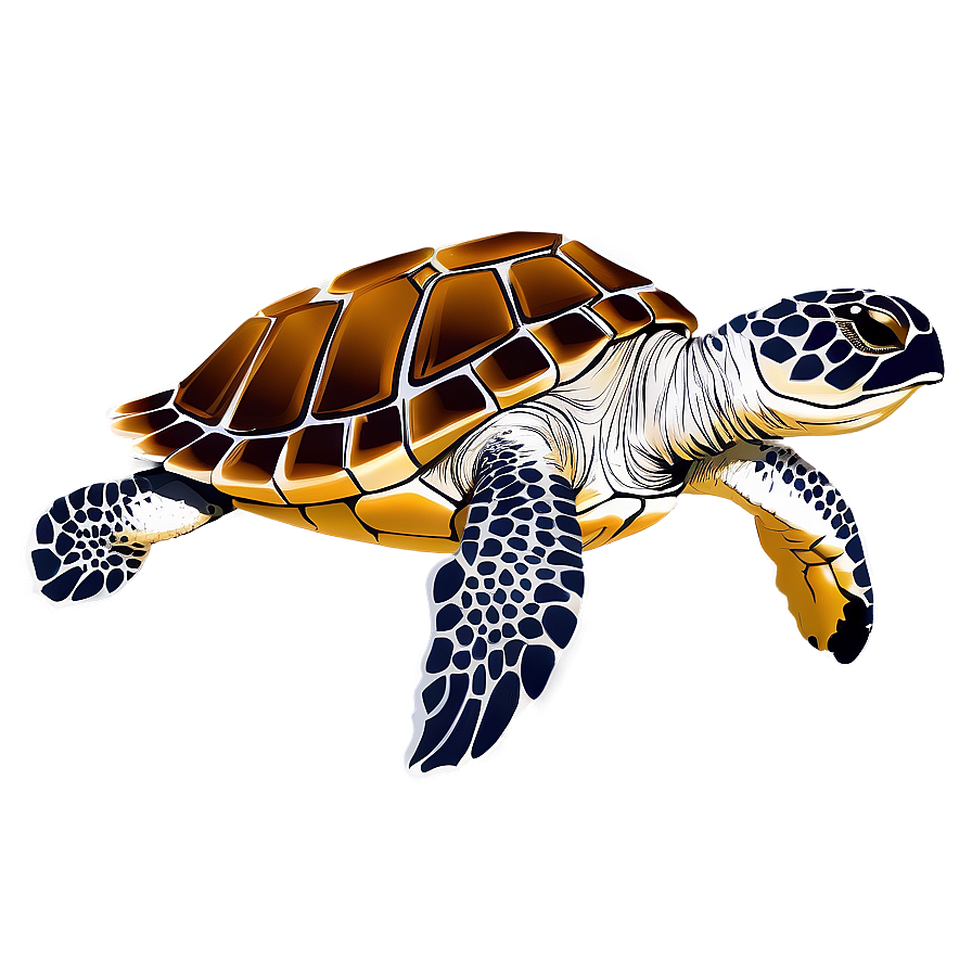 Sea Turtle Illustration Png Wyc PNG