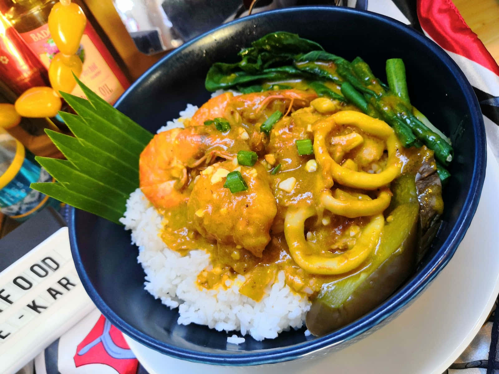 Seafood Kare-kare Rice Topping Picture