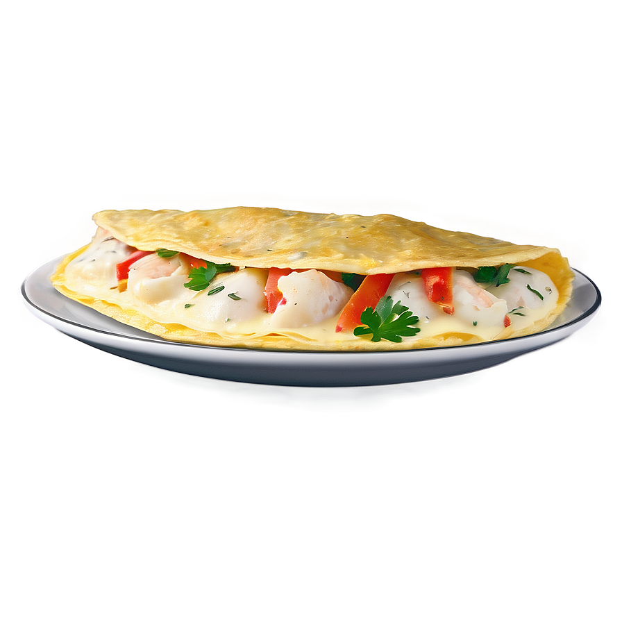 Seafood Omelette Gourmet Png 41 PNG