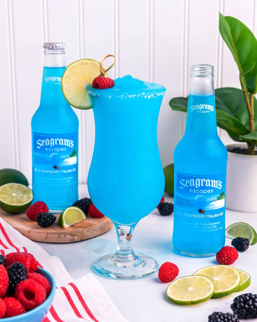 Seagrams Cocktail Blue Raspberry Flavor Picture