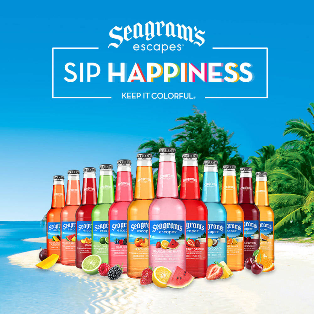 Seagramsescapes Sip Happiness: Seagrams Escapes Njut Av Lycka. Wallpaper
