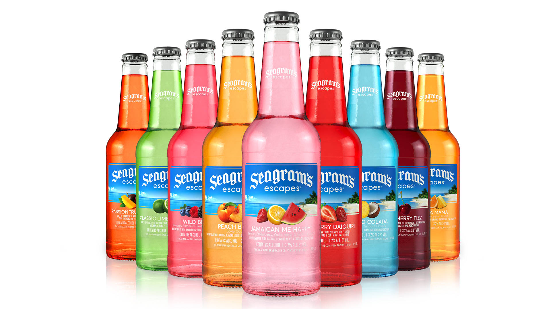 Seagrams Escapes Variety Mocktail Beverage Mix Wallpaper