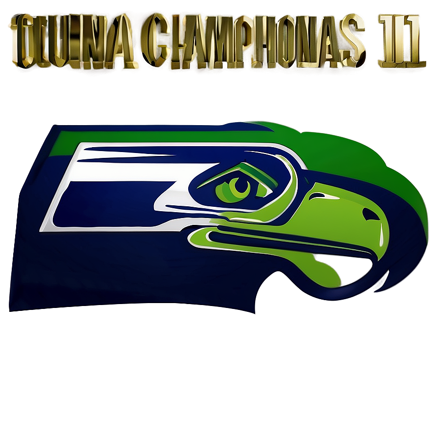 Download Seahawks Championship Logo Png Caa | Wallpapers.com