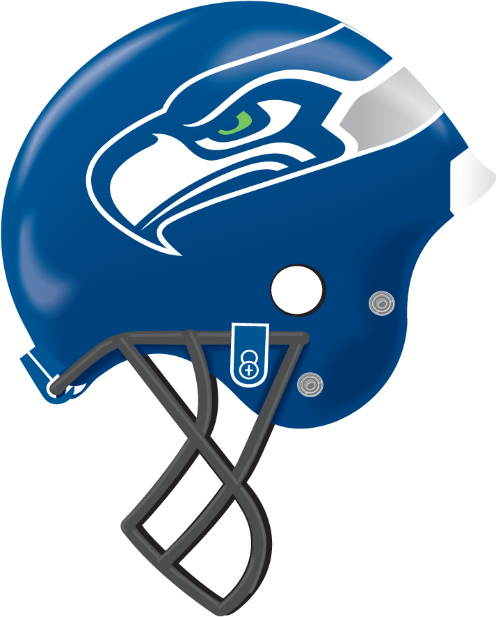 Seahawks Helmet Design PNG