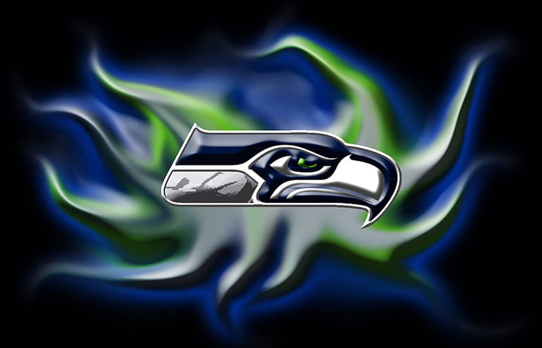 Seahawks-logo Des Amerikanischen Football-teams. Wallpaper