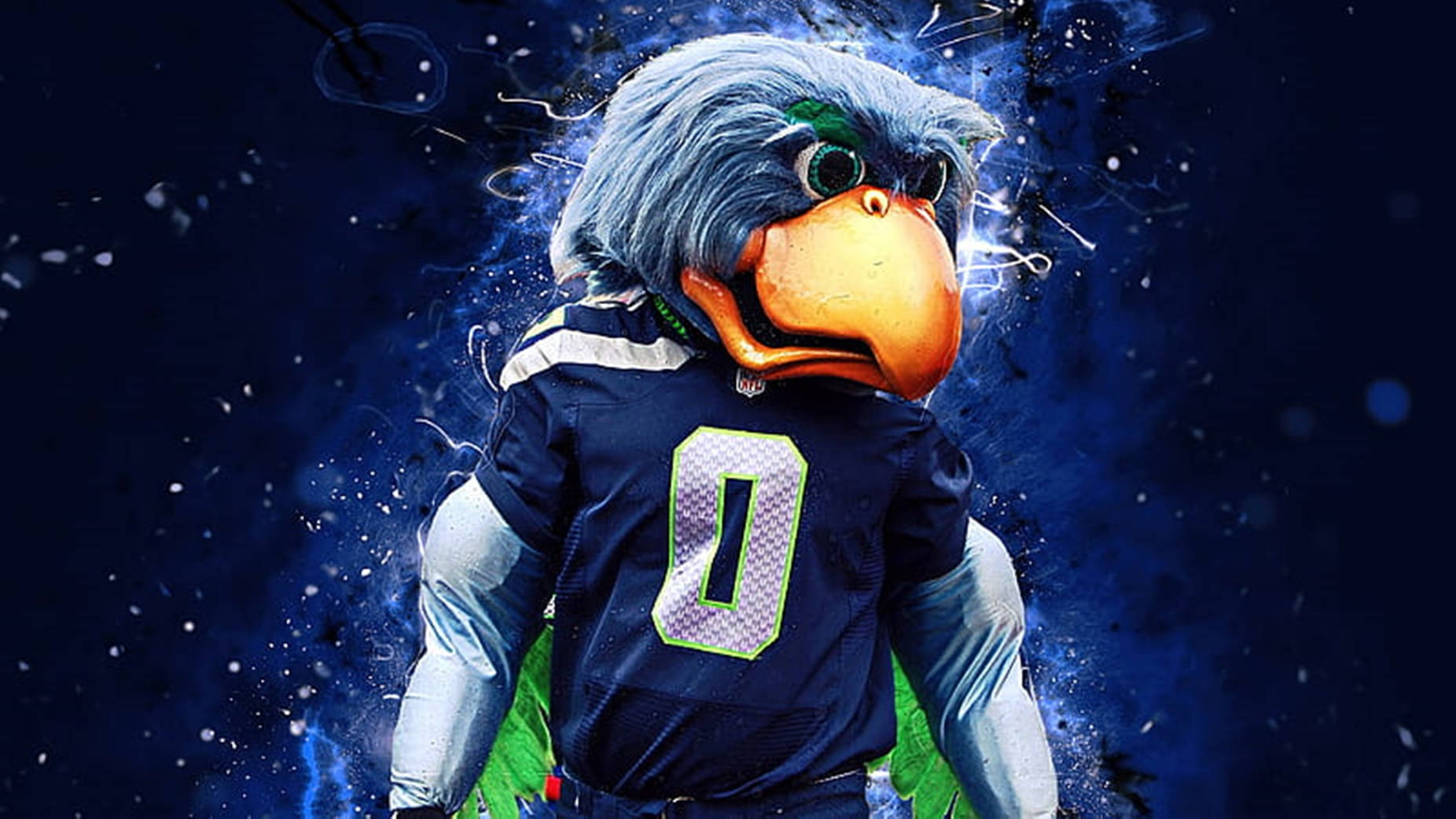 Seahawks Logo Mascot Player Wallpaper