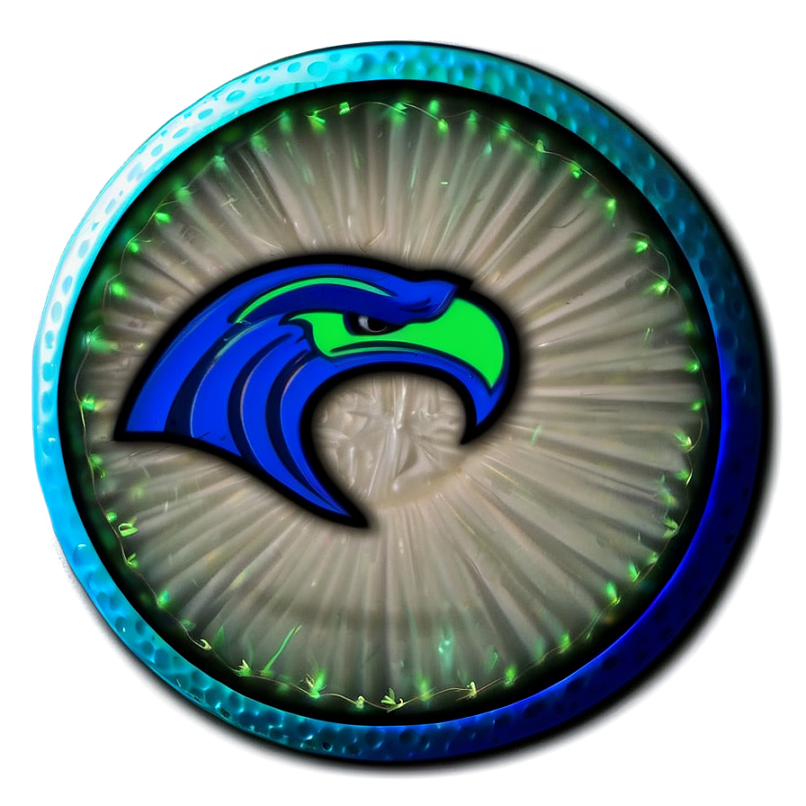 Seahawks Logo With Glowing Edges Png 05242024 PNG
