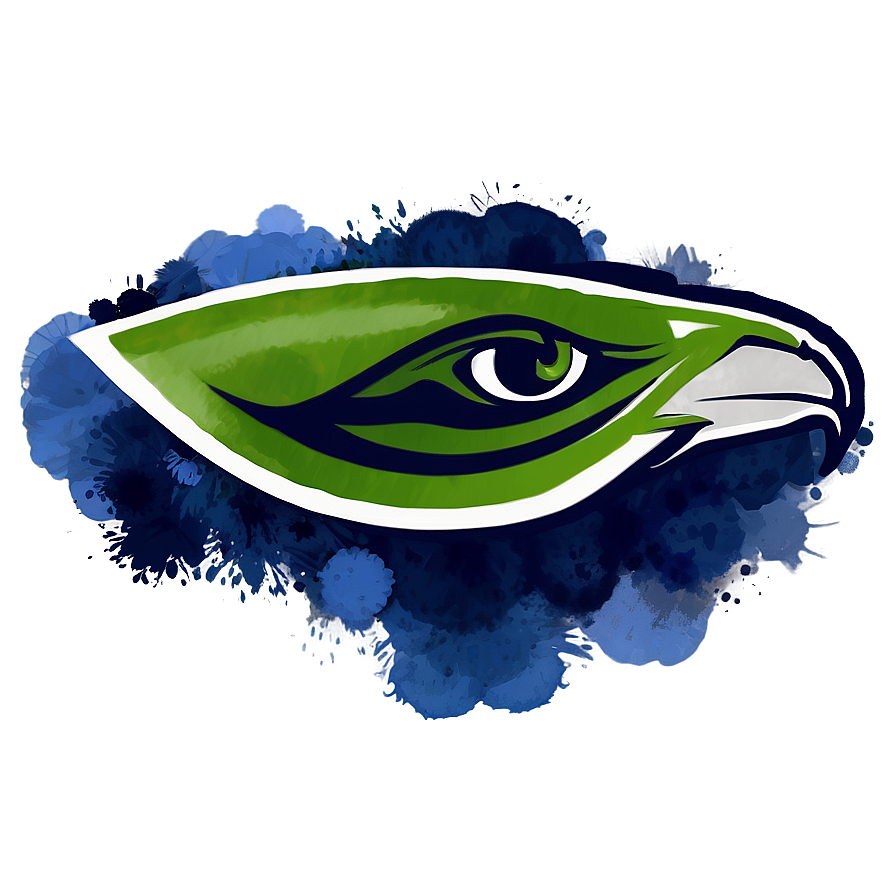 Seahawks Logo With Watercolor Effect Png Xbg PNG