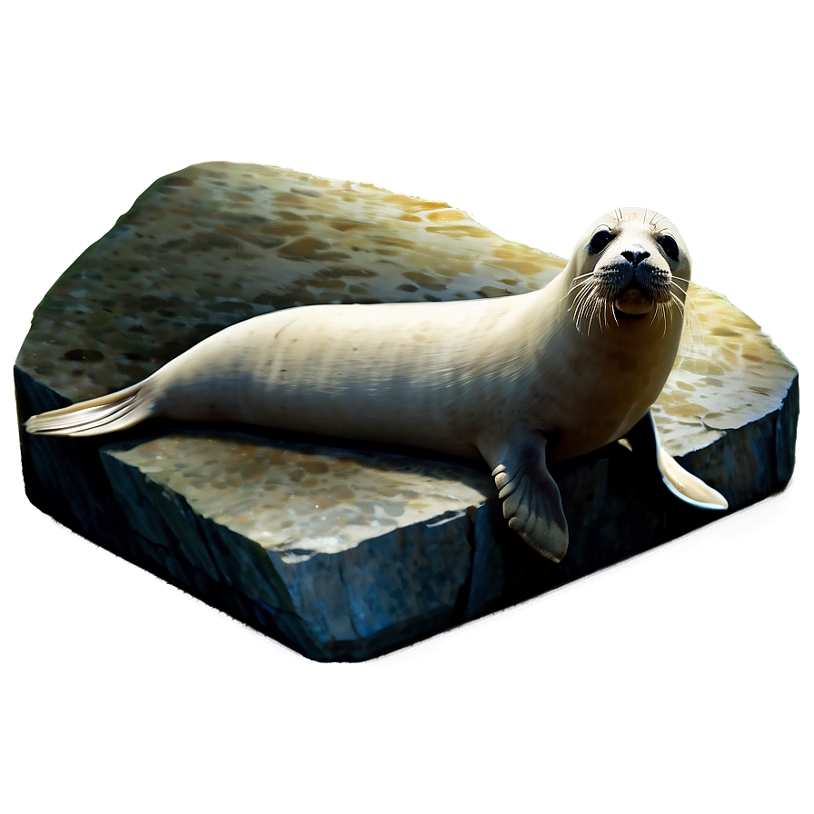 Download Seal On Rock Png Pvc | Wallpapers.com