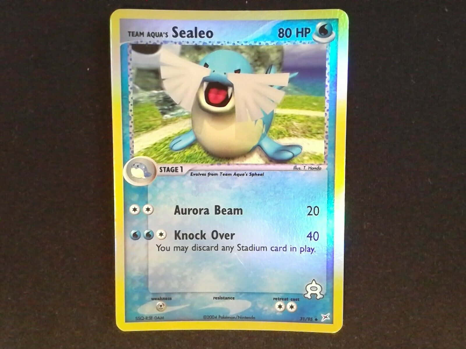 Sealeo Pokémon Trading Card Wallpaper