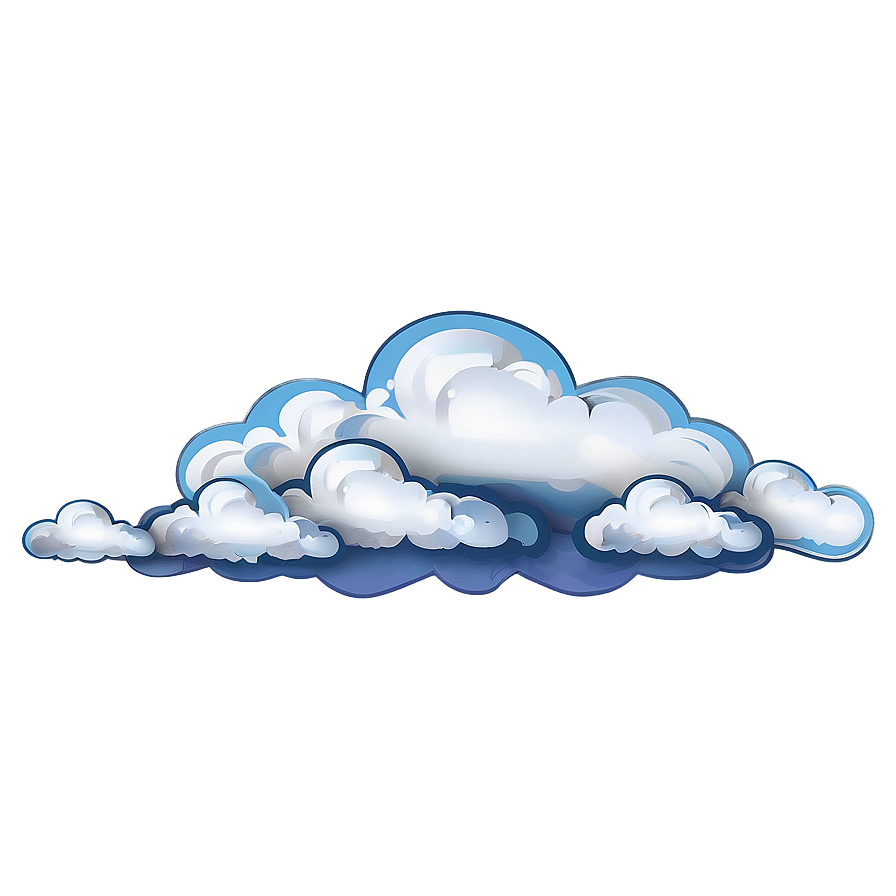Seamless Clouds Png 04292024 PNG