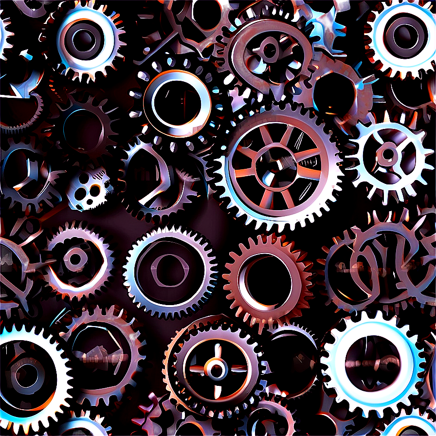 Seamless Cog Pattern Png 67 PNG