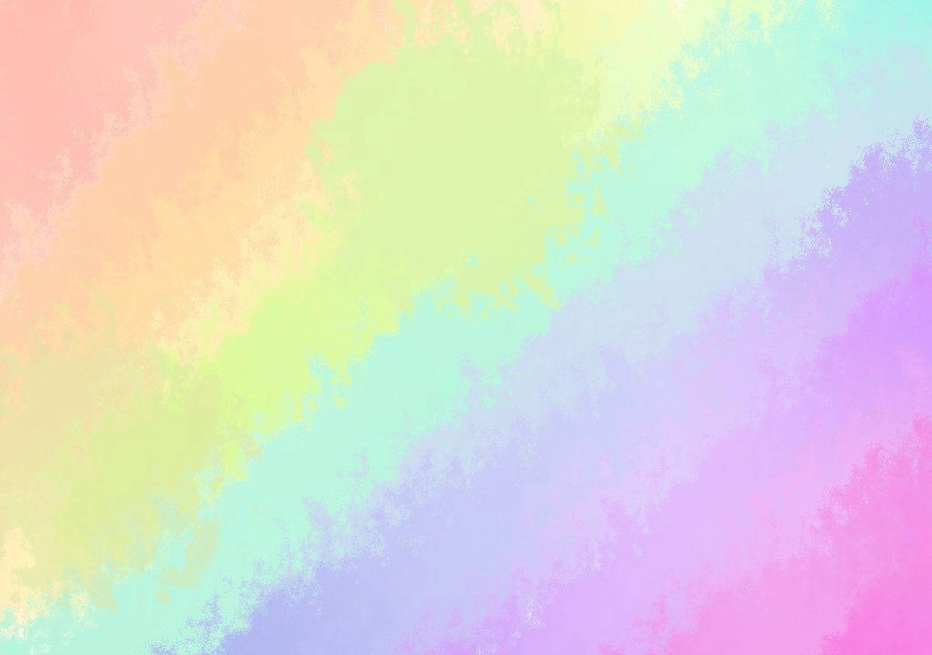 Seamless Diagonal Pattern Pastel Rainbow Wallpaper