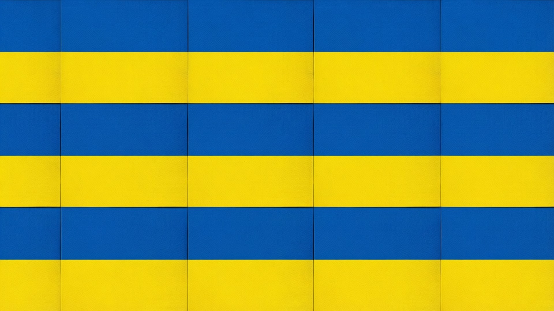 Sømløst gentagende mønster af ukrainske flagstriber som baggrund.