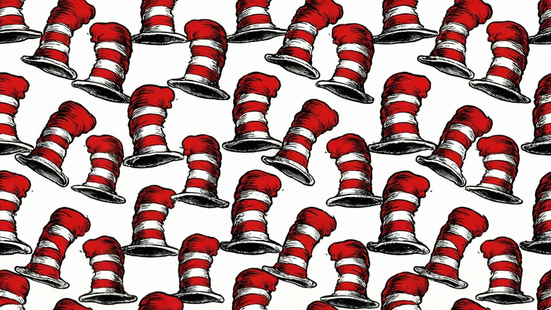 Sømløst Hatmønster Wallpapers