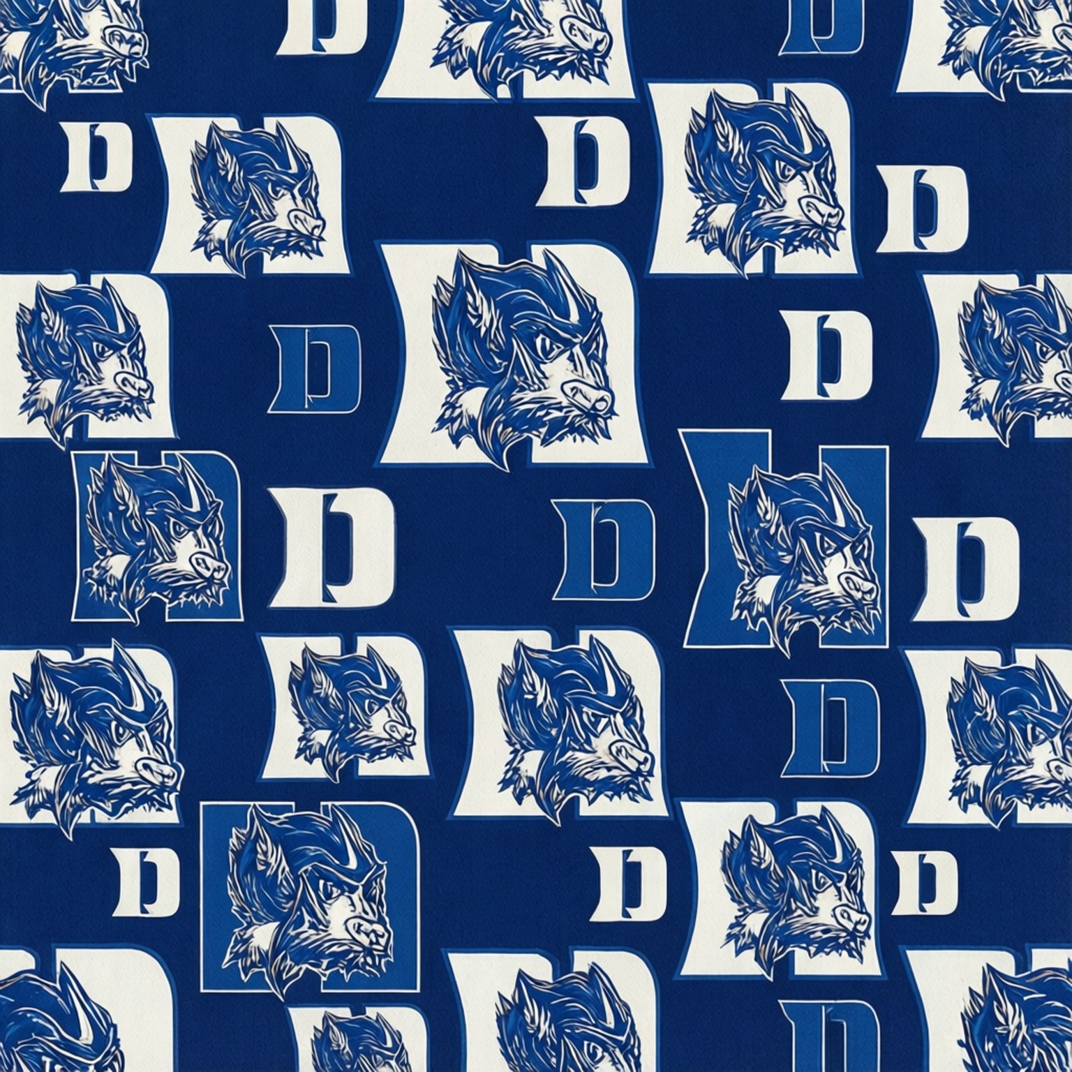 Seamless Logo Pattern Papéis de Parede