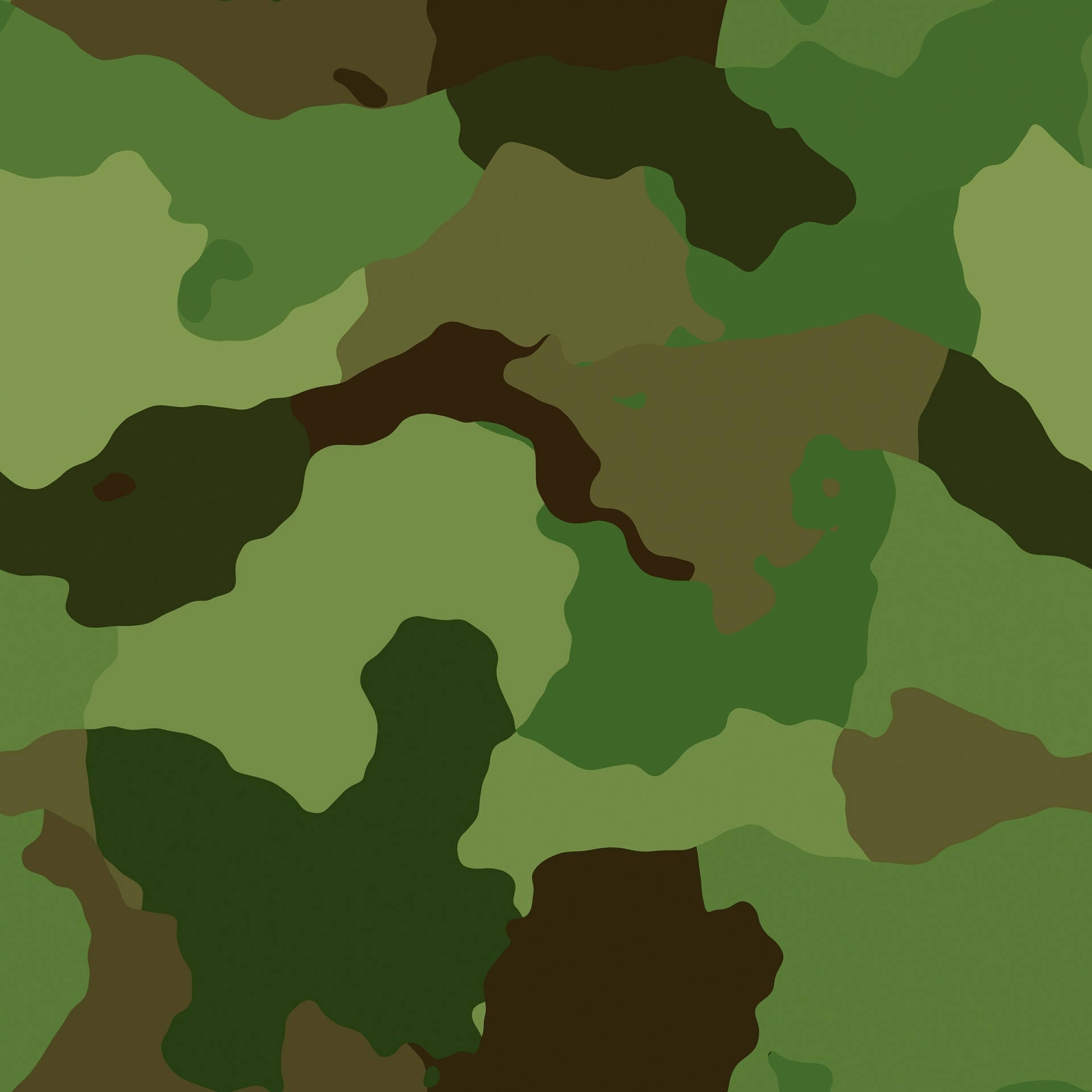 Seamless Military Camouflage Wallpaper