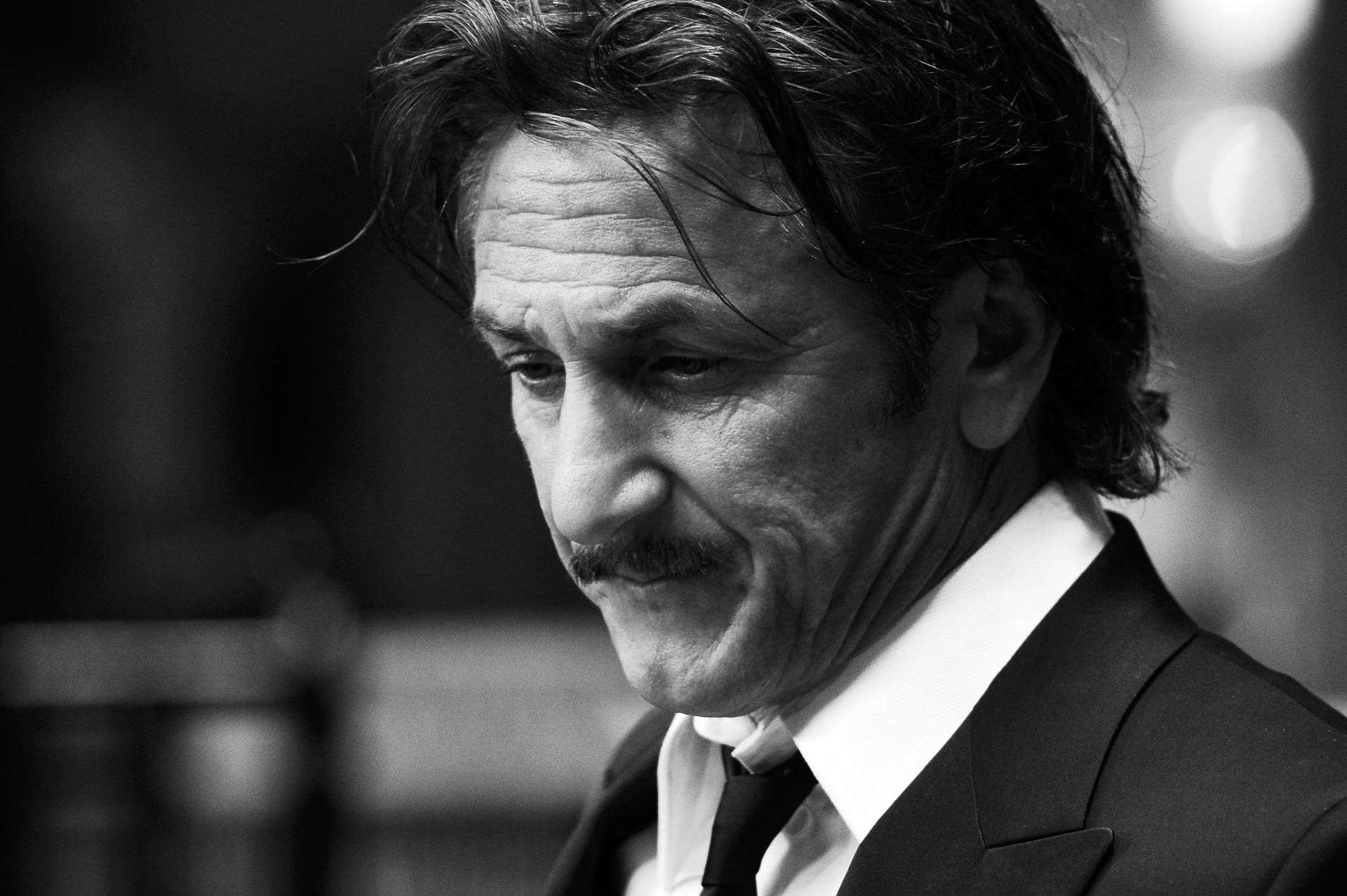 Sean Penn With His Thick Beards Wallpaper