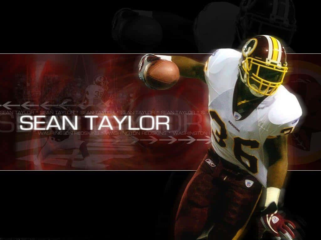 Den seneste Washington Redskins stjerne, Sean Taylor, er fremhævet på denne tapet. Wallpaper