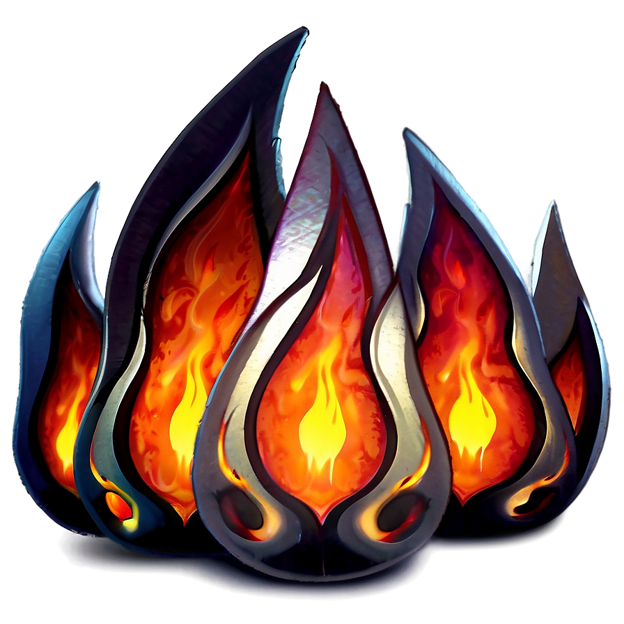 Download Searing Flames Png B | Wallpapers.com