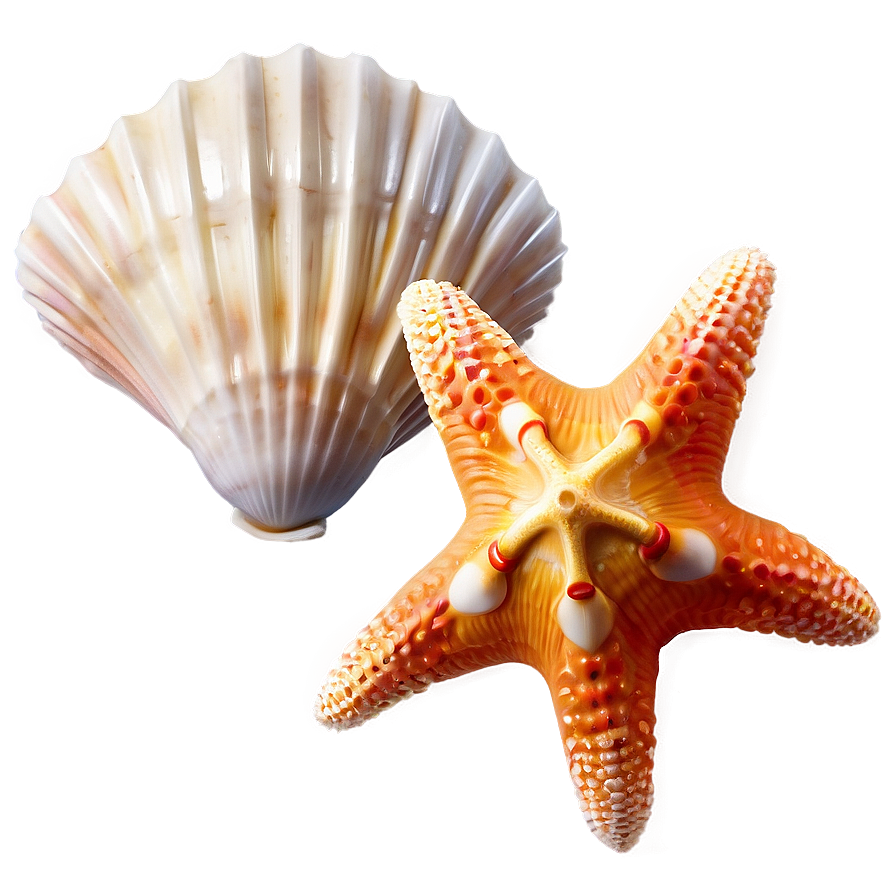 Seashell And Starfish Png The PNG