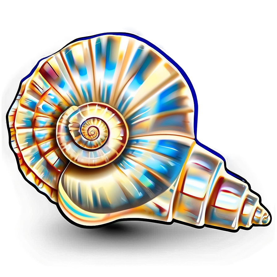 Seashell Vector Art Png 05242024 PNG
