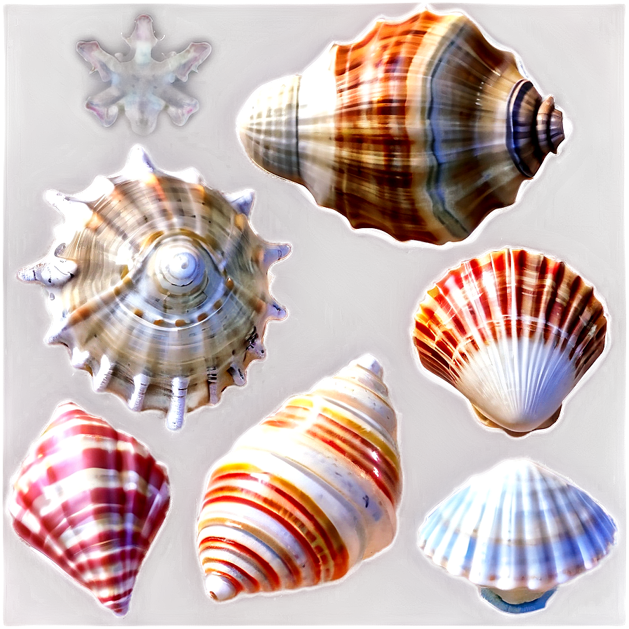 Seashells Collection Png Toe PNG