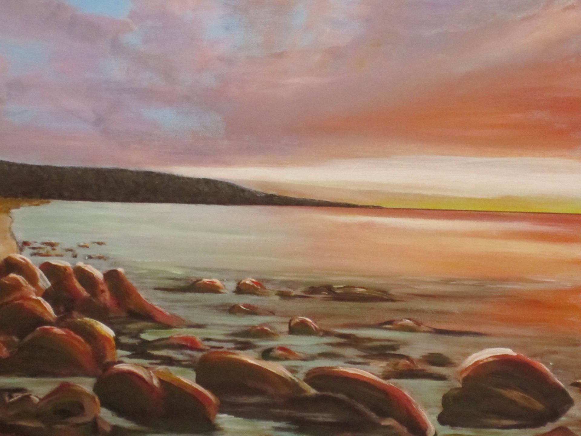 Seashore Of Peace Painting