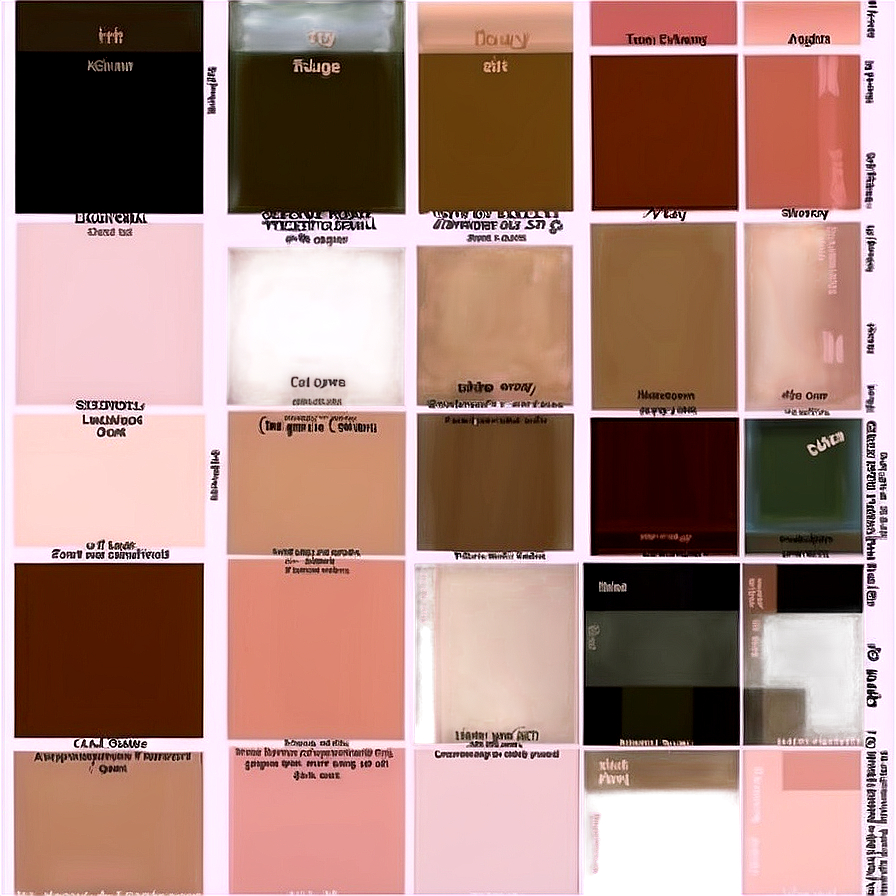 Seasonal Paint Swatch Trends Png Que41 PNG