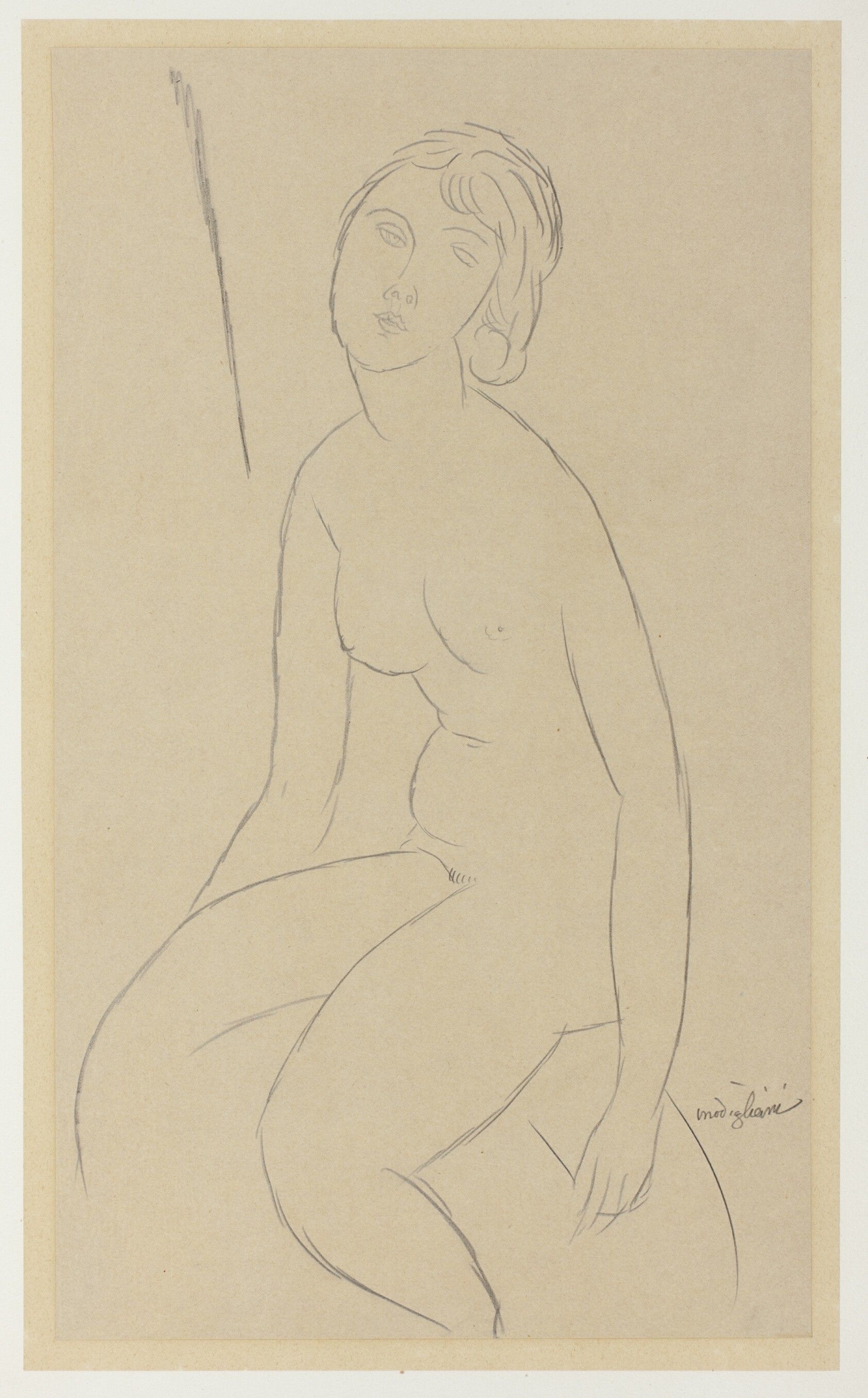 Seated Nude Wallpaper