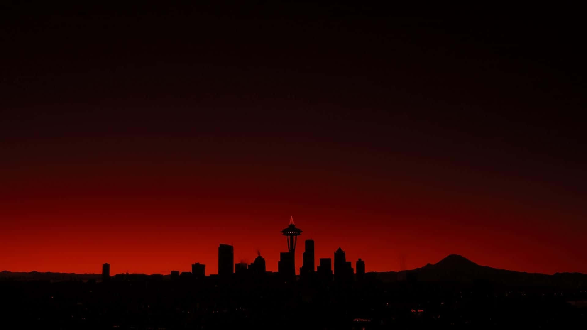 Seattle baggrund skyline.
