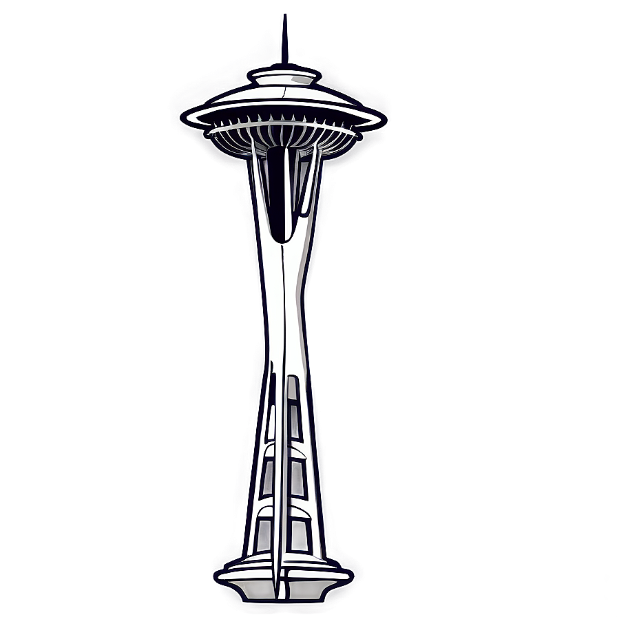 Seattle Cityscape Outline Png 27 PNG