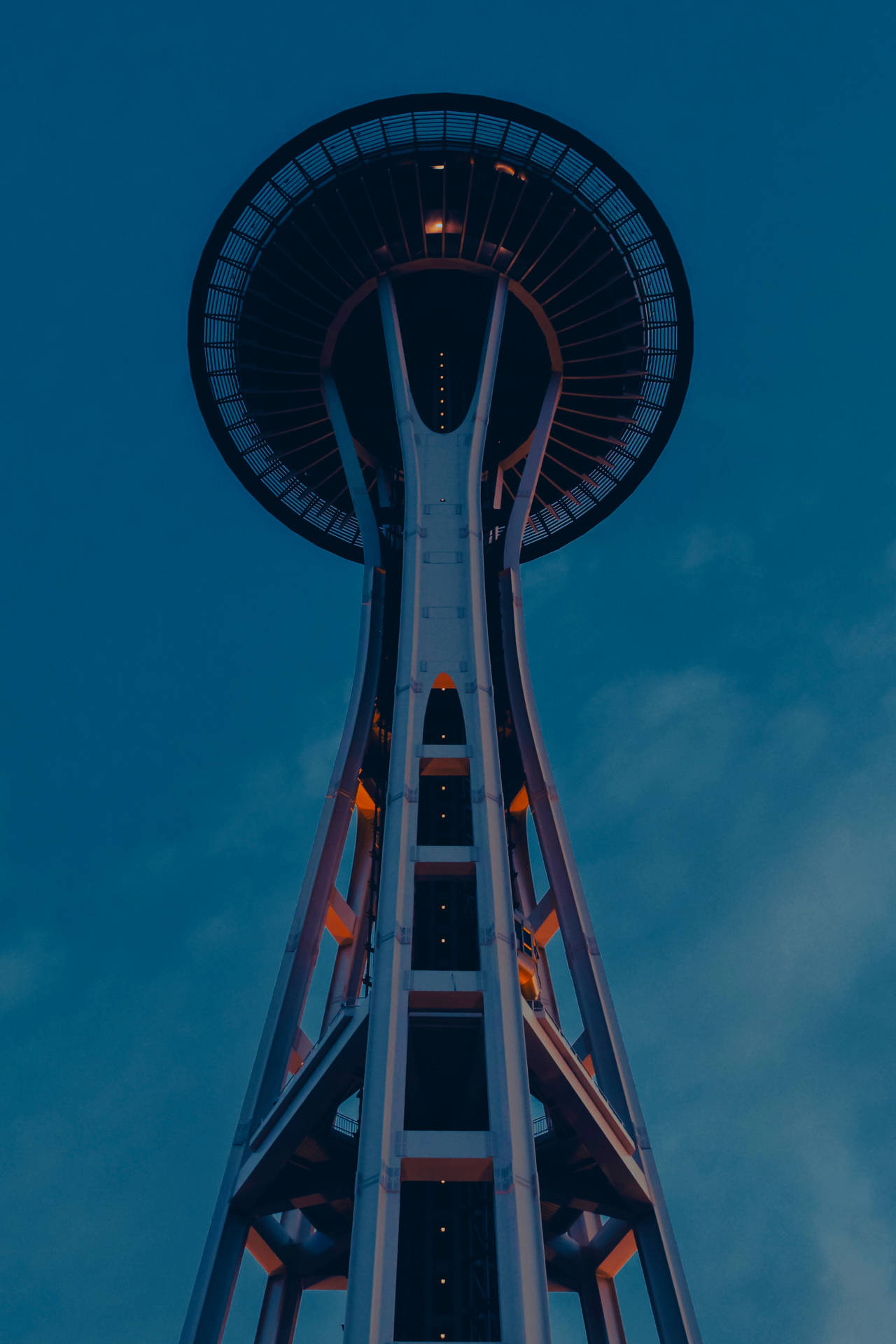 Seattle Iphone Space Needle Structure Wallpaper