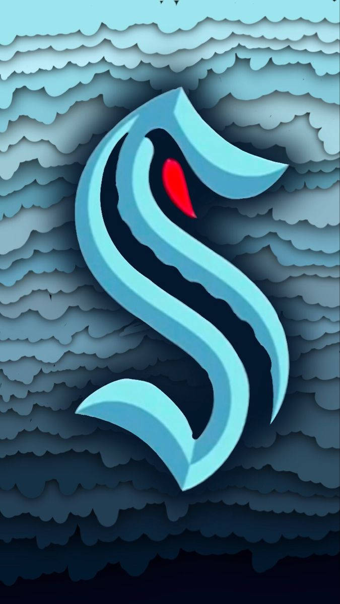 Cool Blue Seattle Kraken Logo Wallpaper