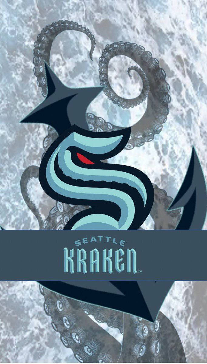 Majestic Seattle Kraken Emblem Wallpaper