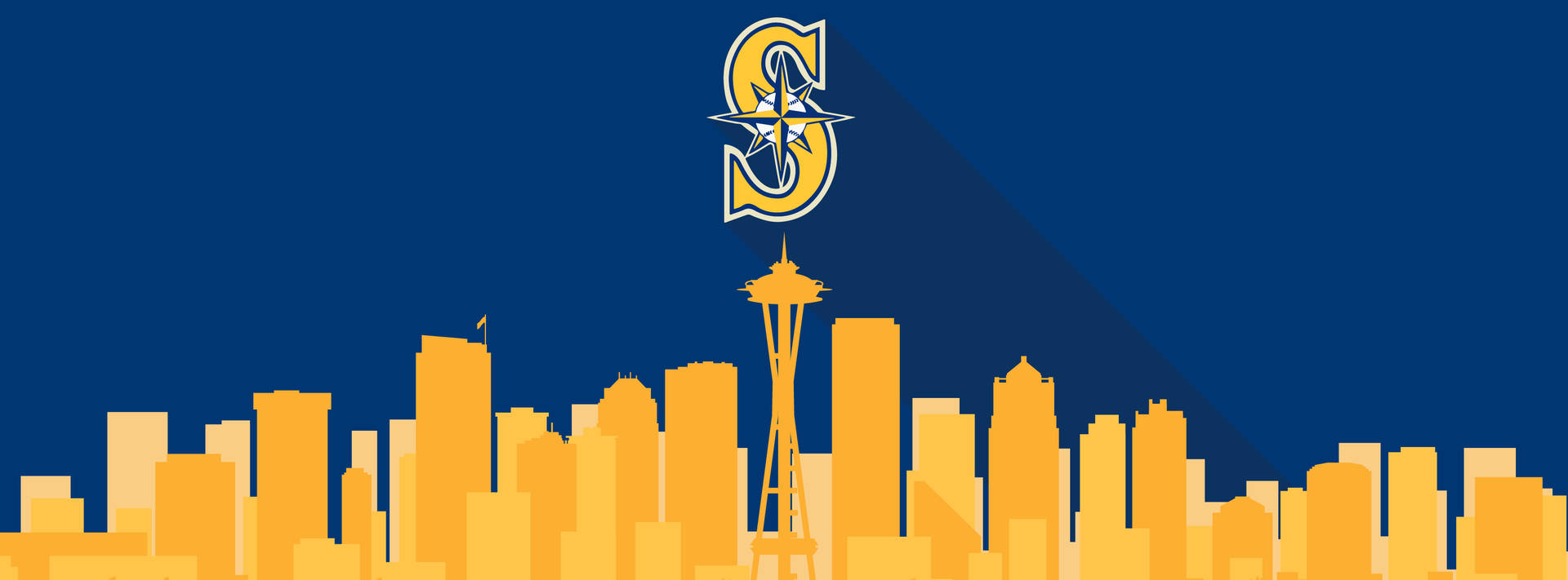 Artedigital De La Ciudad De Los Seattle Mariners. Fondo de pantalla
