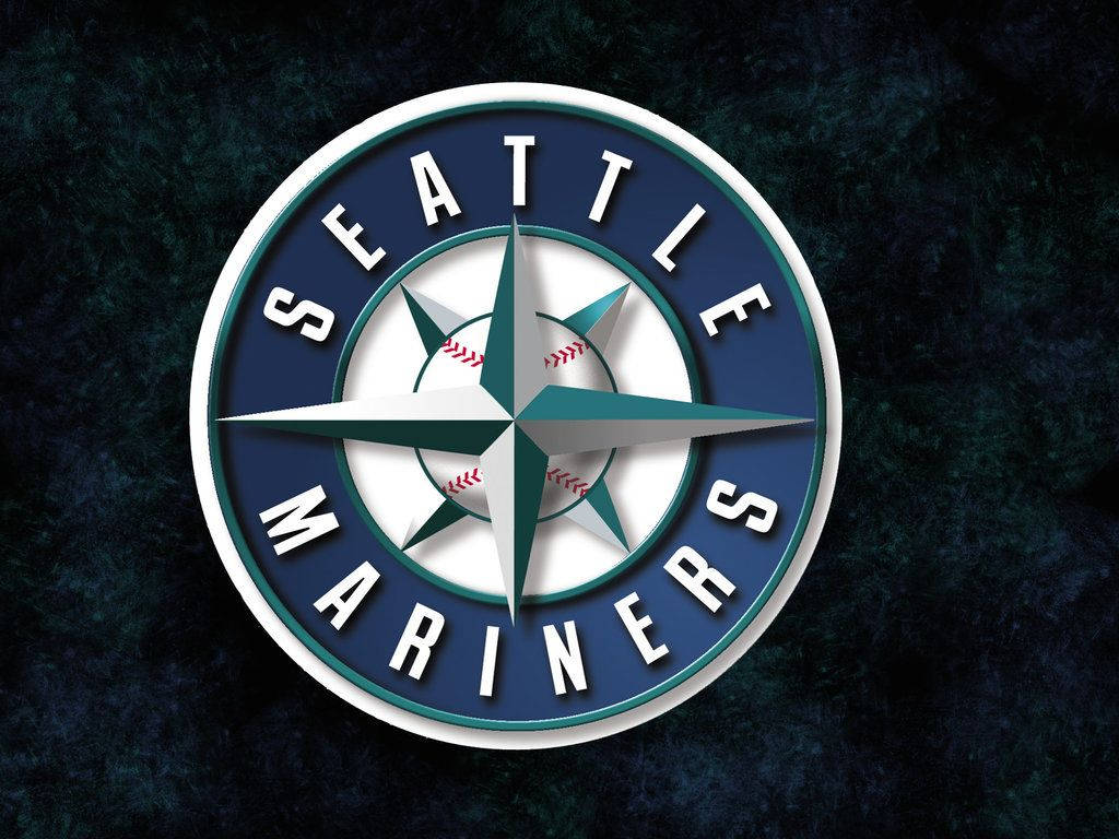 Seattle Mariners Emblem Tapet: Fremhæv din kærlighed til Seattle Mariners med dette emblem tapet. Wallpaper