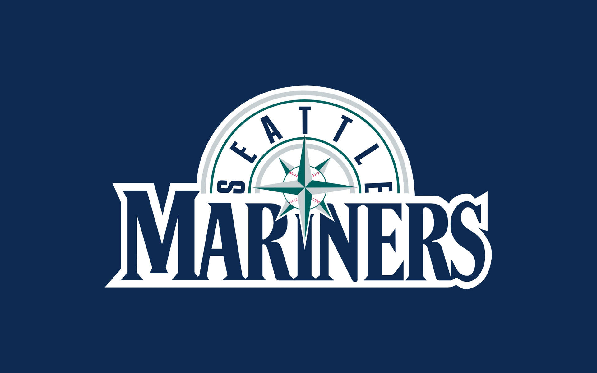 Seattle Mariners Large Text Wallpaper
