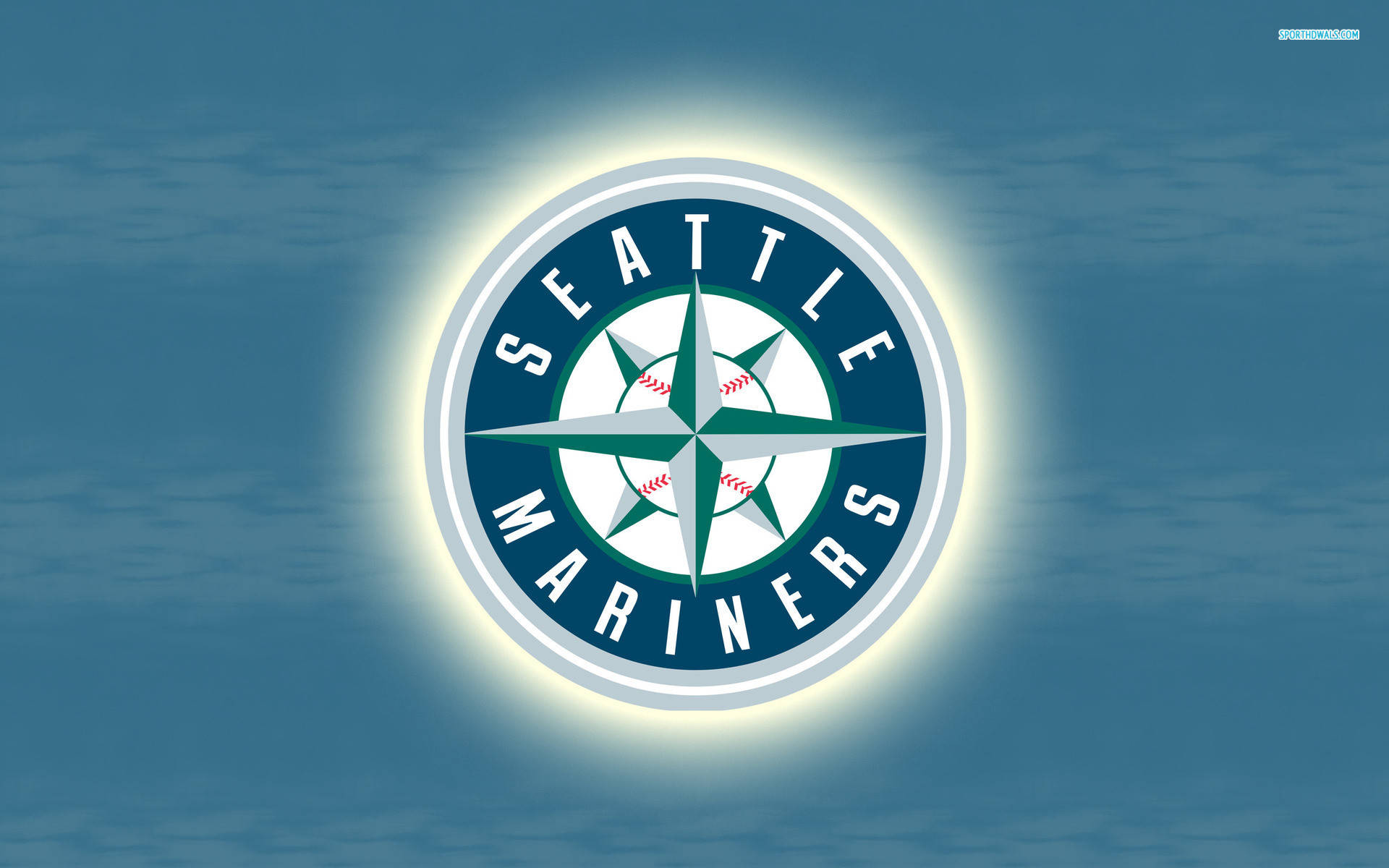 Download Seattle Mariners Light Blue Wallpaper
