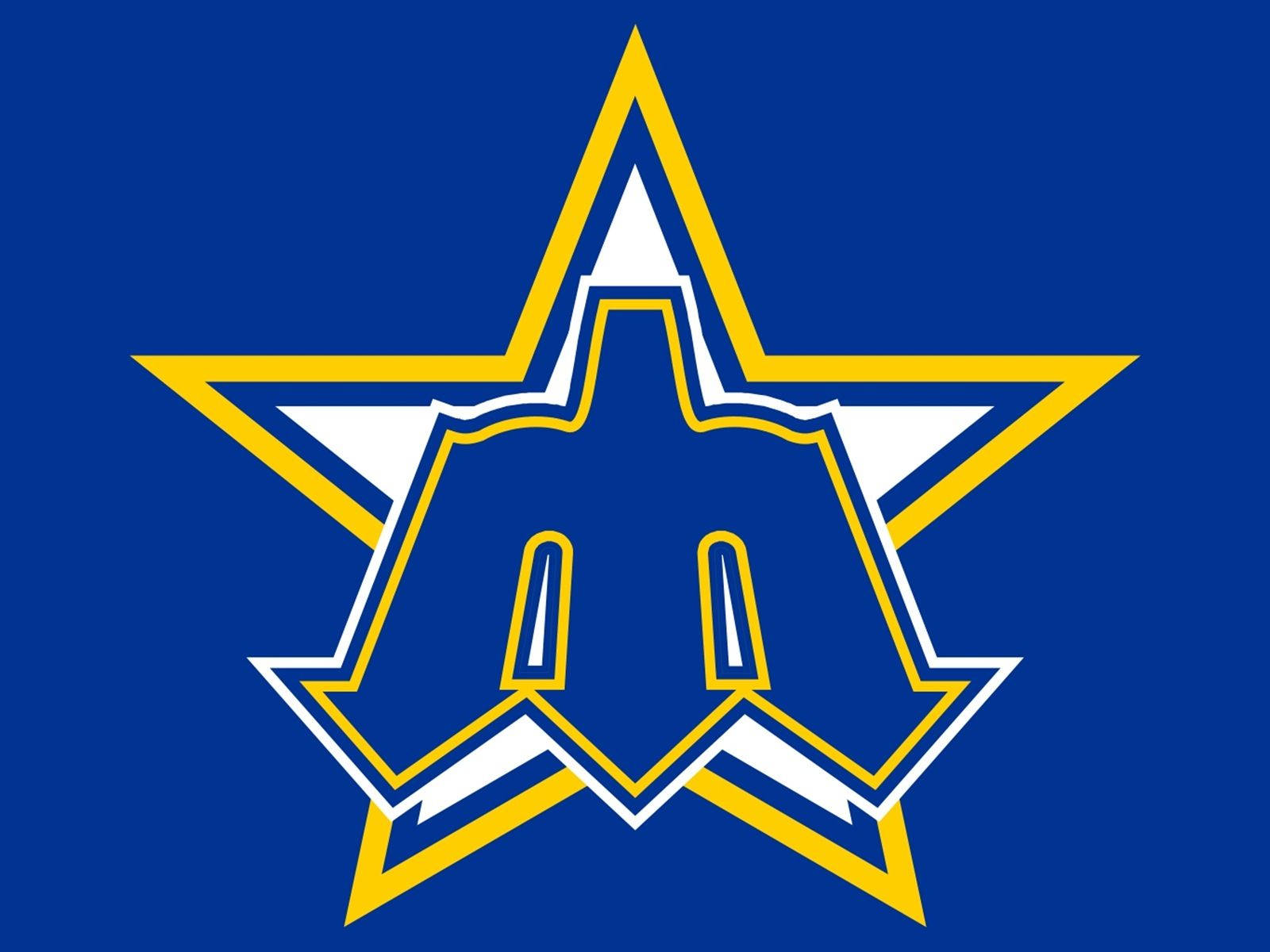 Diseñodel Logotipo De Los Seattle Mariners Con Tridente. Fondo de pantalla