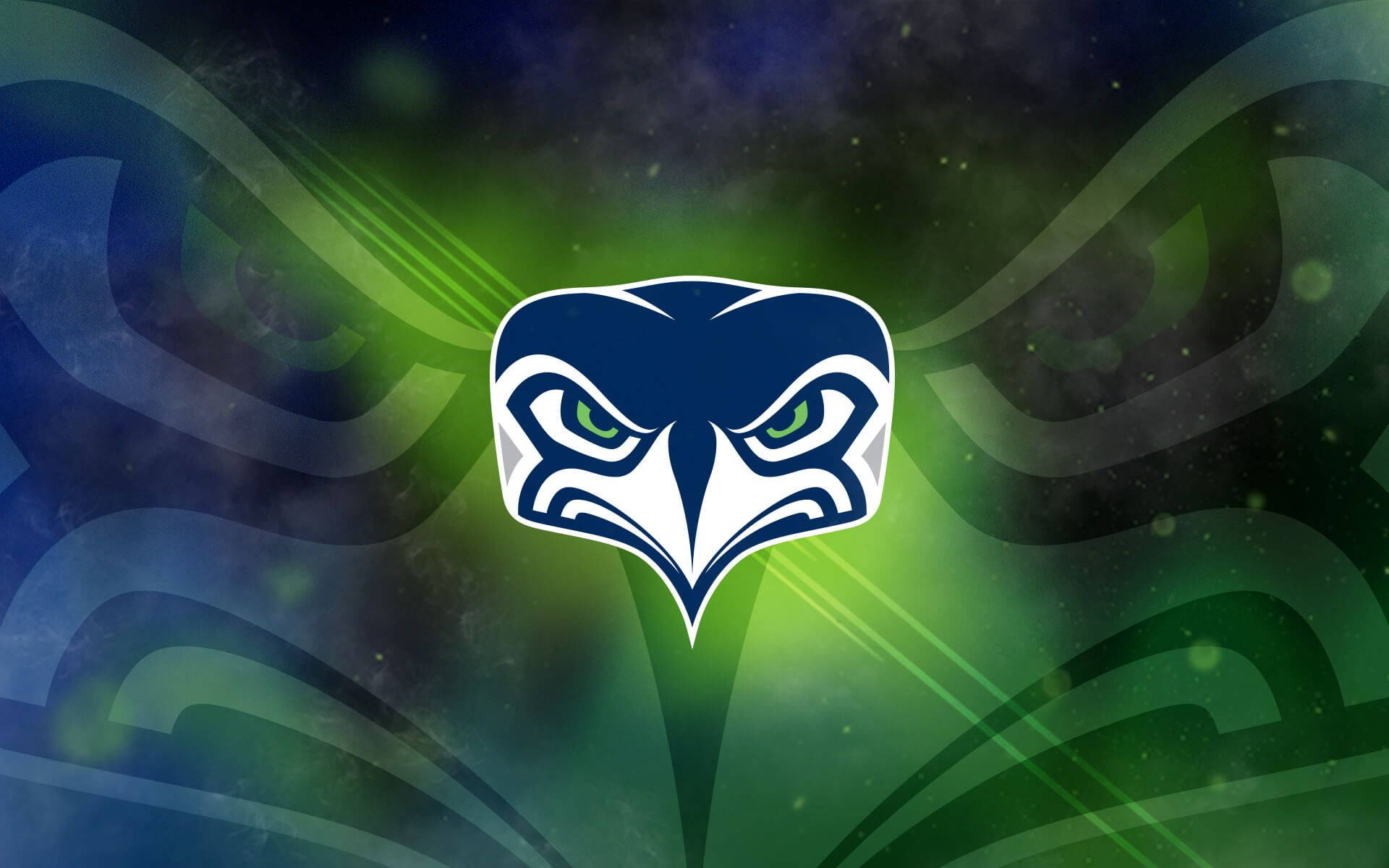 Seattleseahawks Logo Mit Dem Gesicht Nach Vorne Wallpaper