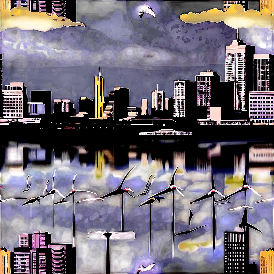 Seattle Skyline At Dawn Png Puw PNG